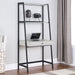 Coaster Pinckard 1-drawer Ladder Desk Grey Stone and Black Default Title