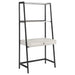 Coaster Pinckard 1-drawer Ladder Desk Grey Stone and Black Default Title