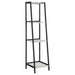 Coaster Pinckard 4-shelf Ladder Bookcase Grey Stone and Black Default Title