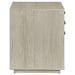 Coaster Loomis 3-drawer Square File Cabinet Whitewashed Grey Default Title