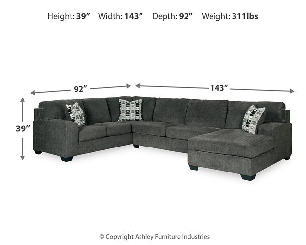 Ballinasloe Sectional with Chaise