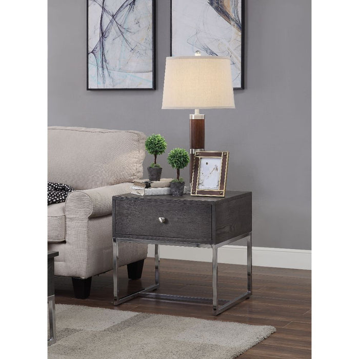 Iban Rectangular End Table