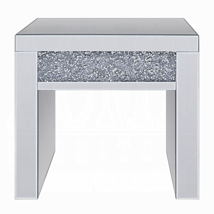 Noralie 1 Drawer Square End Table