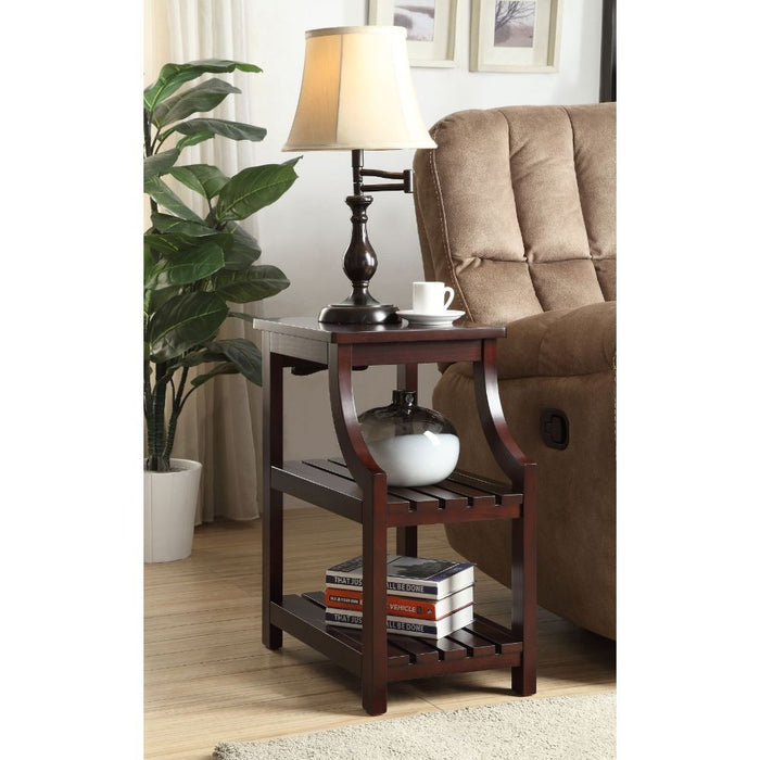 Wasaki Rectangular Accent Table with USB