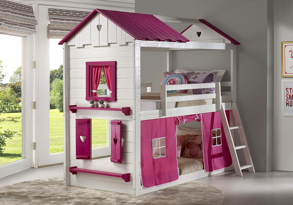 Twin/ Twin House Bunkbed