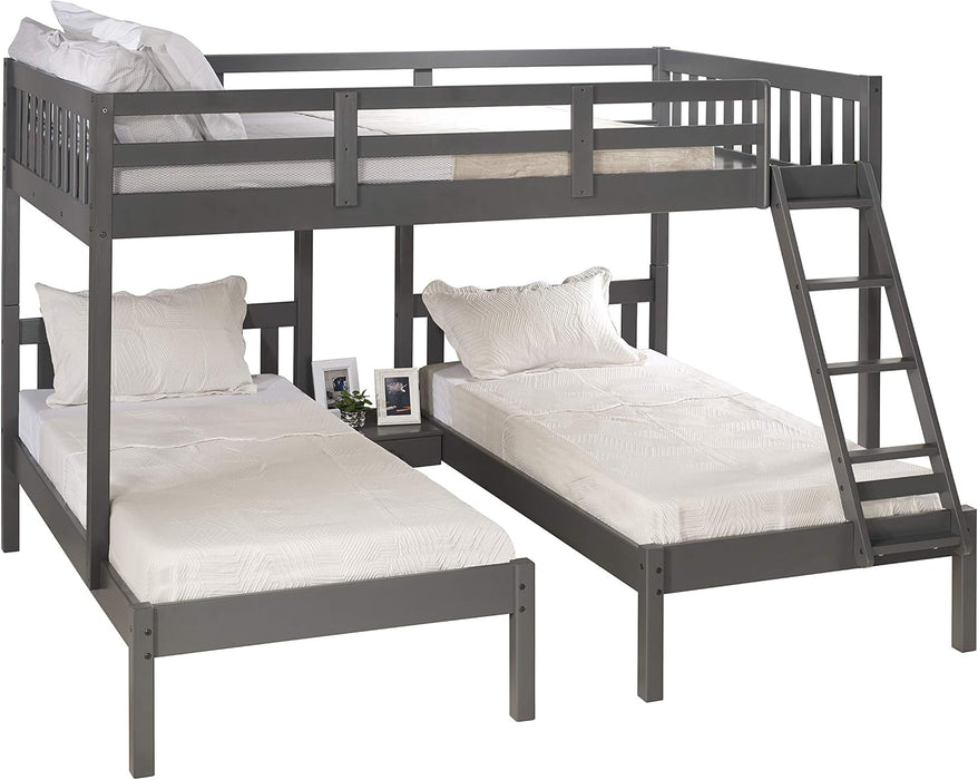 Full Over Double Twin Bunkbed