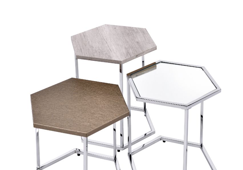 Simno Hexagon Nesting Table Set