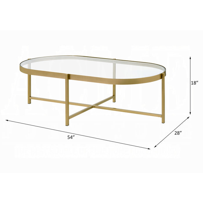 Charrot Oval 54"L Coffee Table