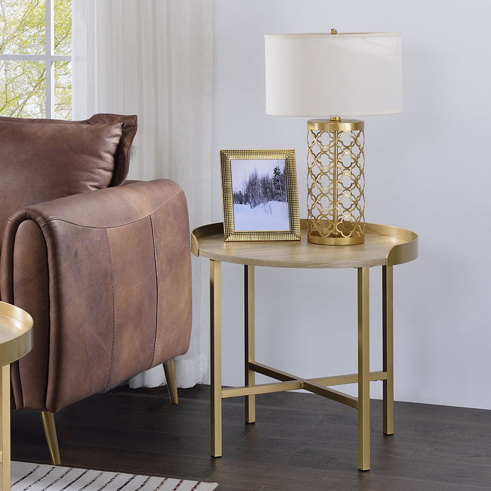 Mithea Round End Table