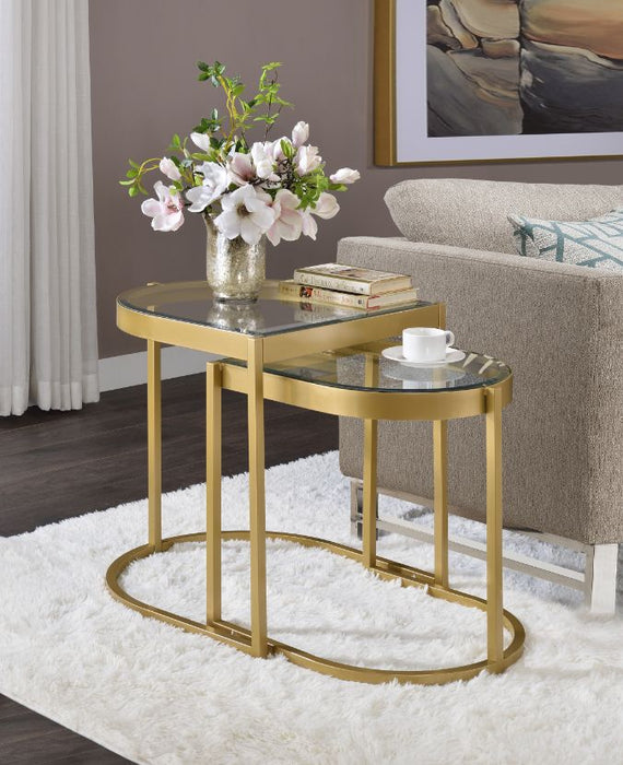 Timbul Oval Nesting Table Set