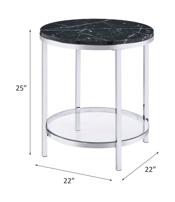 Virlana 22"Dia Round End Table