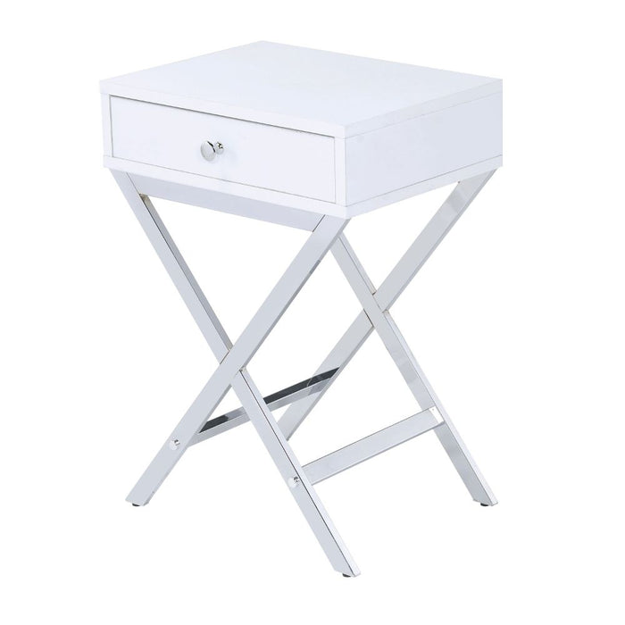 Coleen Rectangular 1 Drawer Accent Table