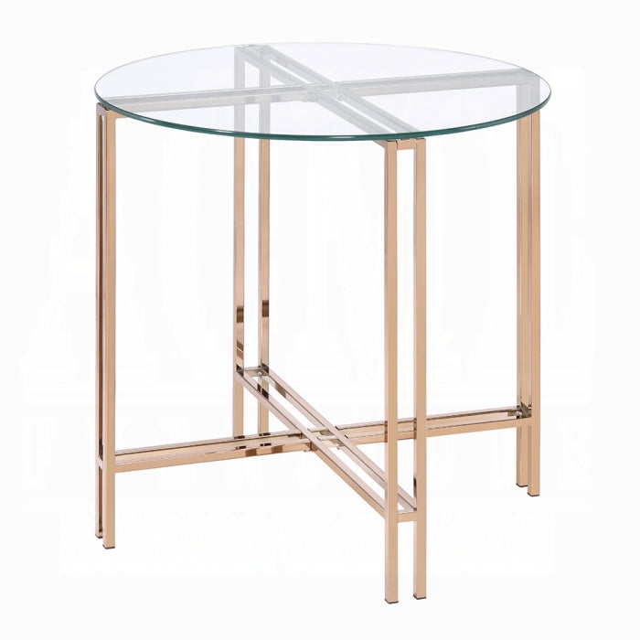 Veises 23"Dia Round End Table