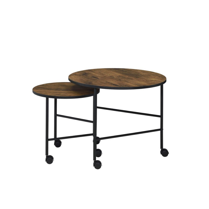 Oblis 23"Dia Round Nesting Table Set