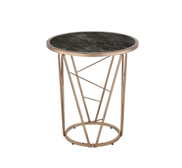 Cicatrix Round 22"Dia End Table