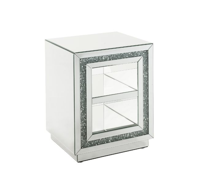 Noralie Glam Rectangular End Table