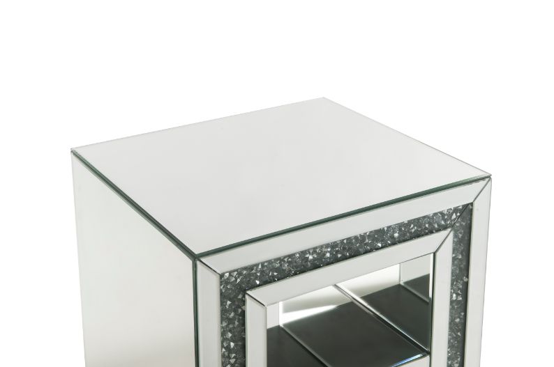 Noralie Glam Rectangular End Table