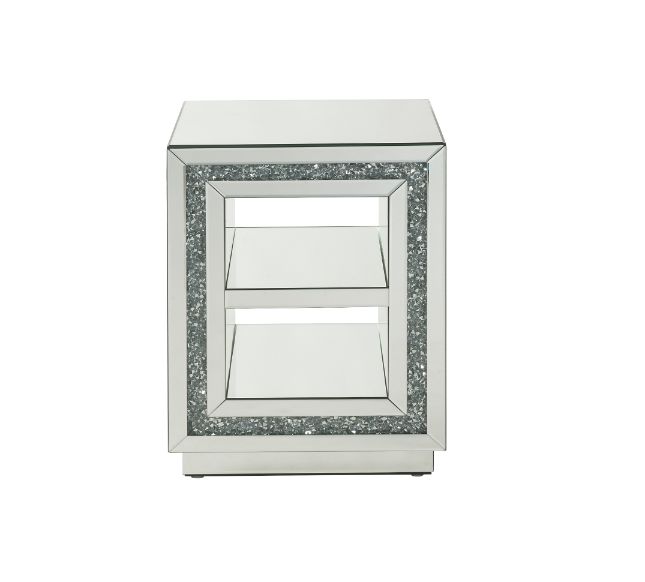 Noralie Glam Rectangular End Table