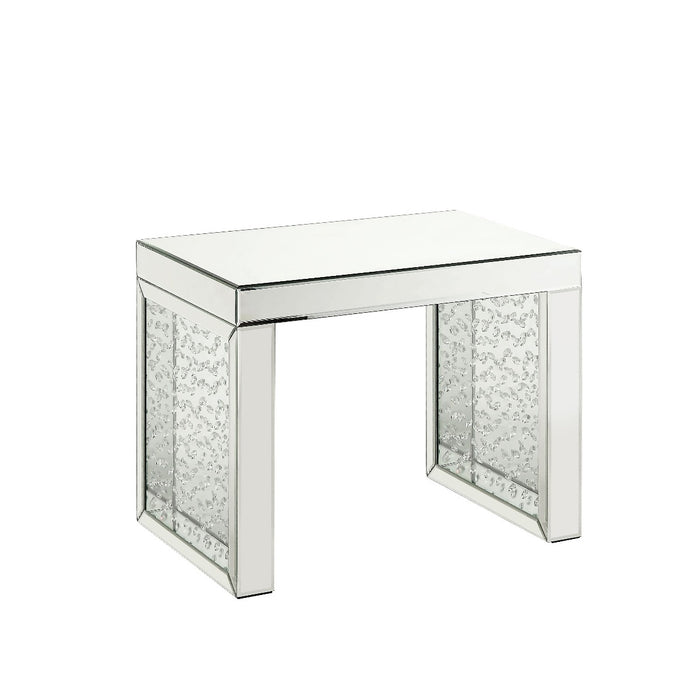 Nysa Glam Rectangular Accent Table