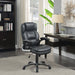 Coaster Nerris Adjustable Height Office Chair with Padded Arm Grey and Black Default Title