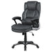 Coaster Nerris Adjustable Height Office Chair with Padded Arm Grey and Black Default Title