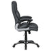 Coaster Nerris Adjustable Height Office Chair with Padded Arm Grey and Black Default Title