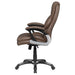 Coaster Nerris Adjustable Height Office Chair with Padded Arm Brown and Black Default Title