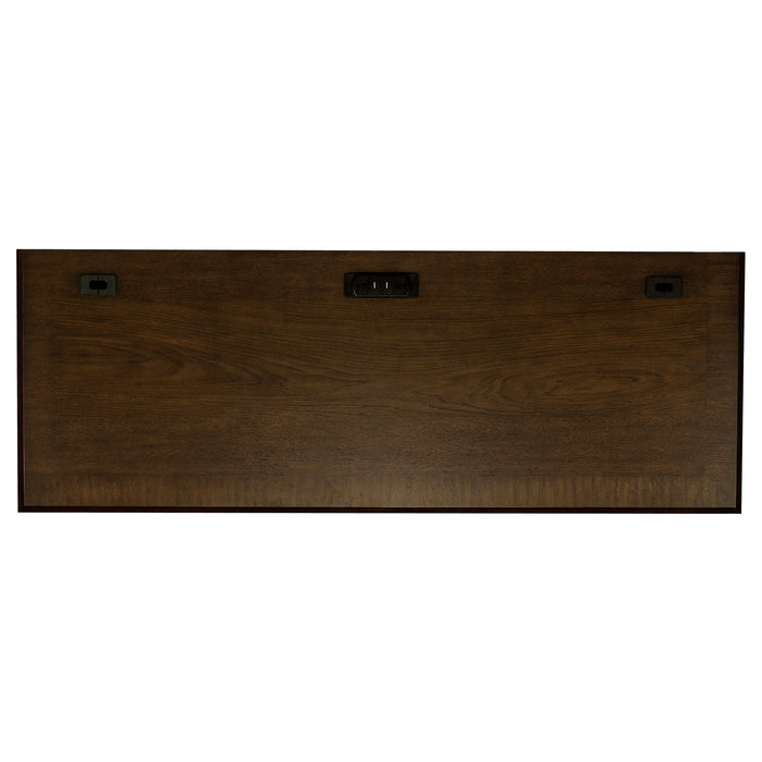 Coaster Hartshill Credenza with Power Outlet Burnished Oak Default Title