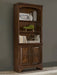 Coaster Hartshill Bookcase with Cabinet Burnished Oak Default Title