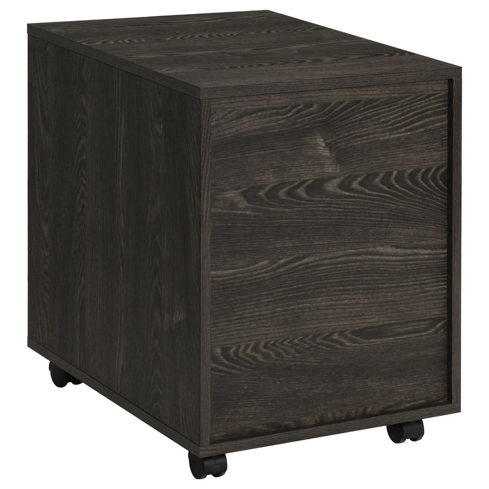 Coaster Noorvik 2-drawer Mobile File Cabinet Dark Oak Default Title