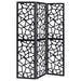 Coaster Nailan 3-panel Open Mosaic Pattern Room Divider Black Default Title