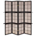 Coaster Iggy 4-panel Folding Screen with Removable Shelves Tan and Cappuccino Default Title