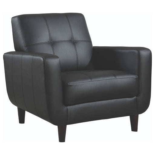 Coaster Aaron Padded Seat Accent Chair Black Default Title