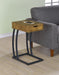 Coaster Troy Accent Table with Power Outlet Antique Nutmeg Default Title