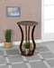 Coaster Elton Round Marble Top Accent Table Brown Default Title