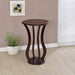 Coaster Elton Round Top Accent Table Cherry Default Title