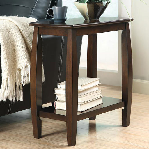 Coaster Raphael 1-shelf Chairside Table Cappuccino Default Title