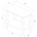 Coaster Raphael 1-shelf Chairside Table Cappuccino Default Title