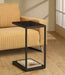 Coaster Jose Rectangular Accent Table with Bottom Shelf Brown Default Title