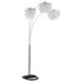 Coaster Miriam Crystal Drop Shade Floor Lamp Chrome Default Title