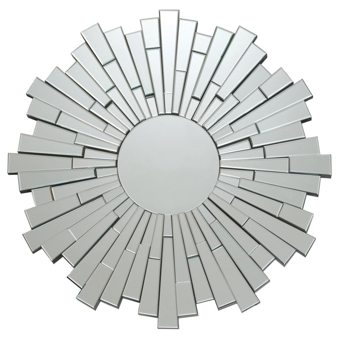 Coaster Danika Sunburst Circular Mirror Silver Default Title