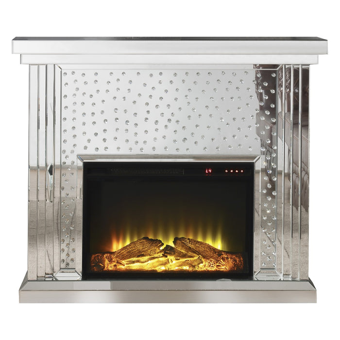 Nysa Mirrored Fireplace