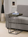 Coaster Pedro Expandable Top Accent Table Weathered Grey and Black Default Title