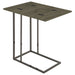 Coaster Pedro Expandable Top Accent Table Weathered Grey and Black Default Title