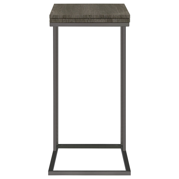 Coaster Pedro Expandable Top Accent Table Weathered Grey and Black Default Title