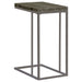 Coaster Pedro Expandable Top Accent Table Weathered Grey and Black Default Title