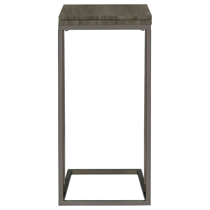 Coaster Pedro Expandable Top Accent Table Weathered Grey and Black Default Title