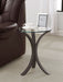 Coaster Edgar Round Accent Table Cappuccino