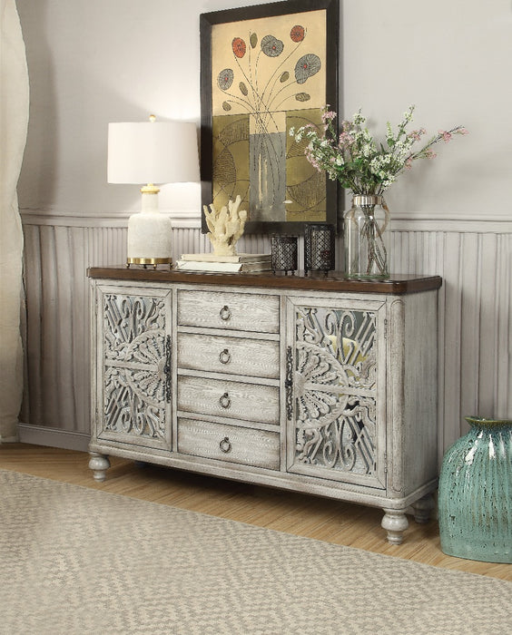 Vermont 4 Drawers Rectangular Console Table