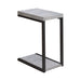 Coaster Beck Accent Table Cement and Black Default Title